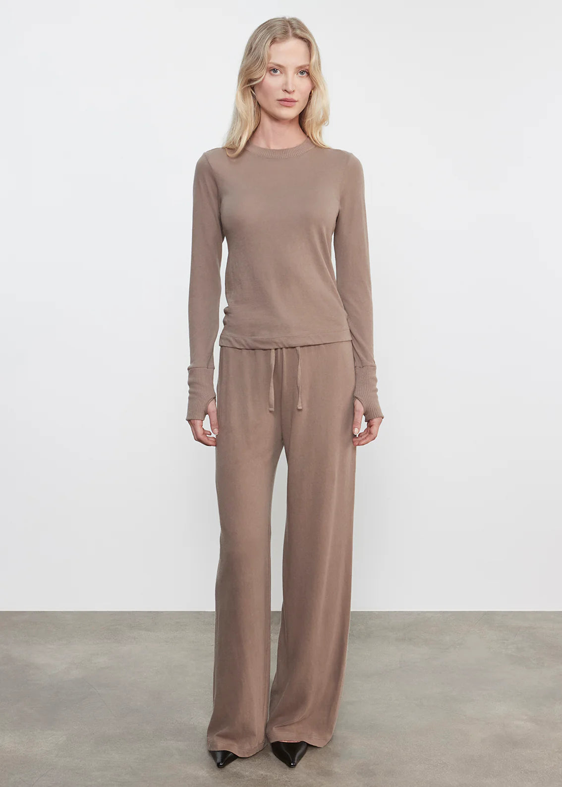 Cashmere Drawcord Pant