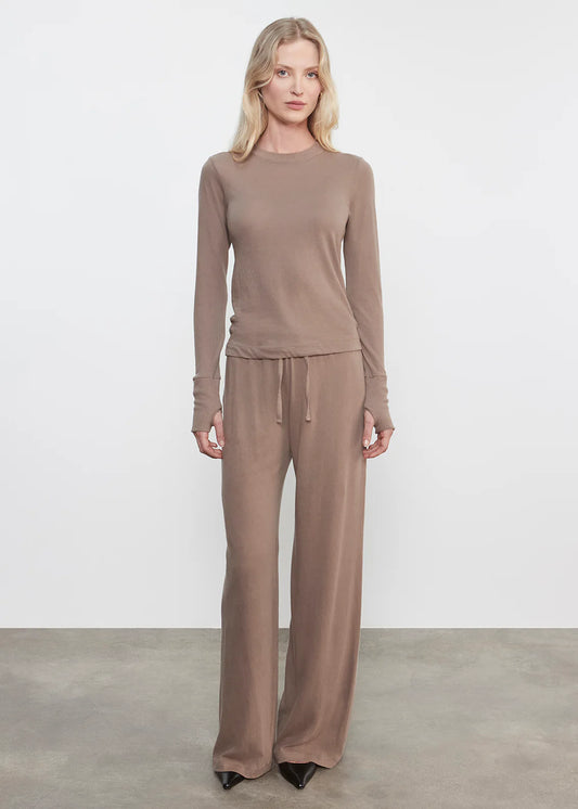 Cashmere Drawcord Pant