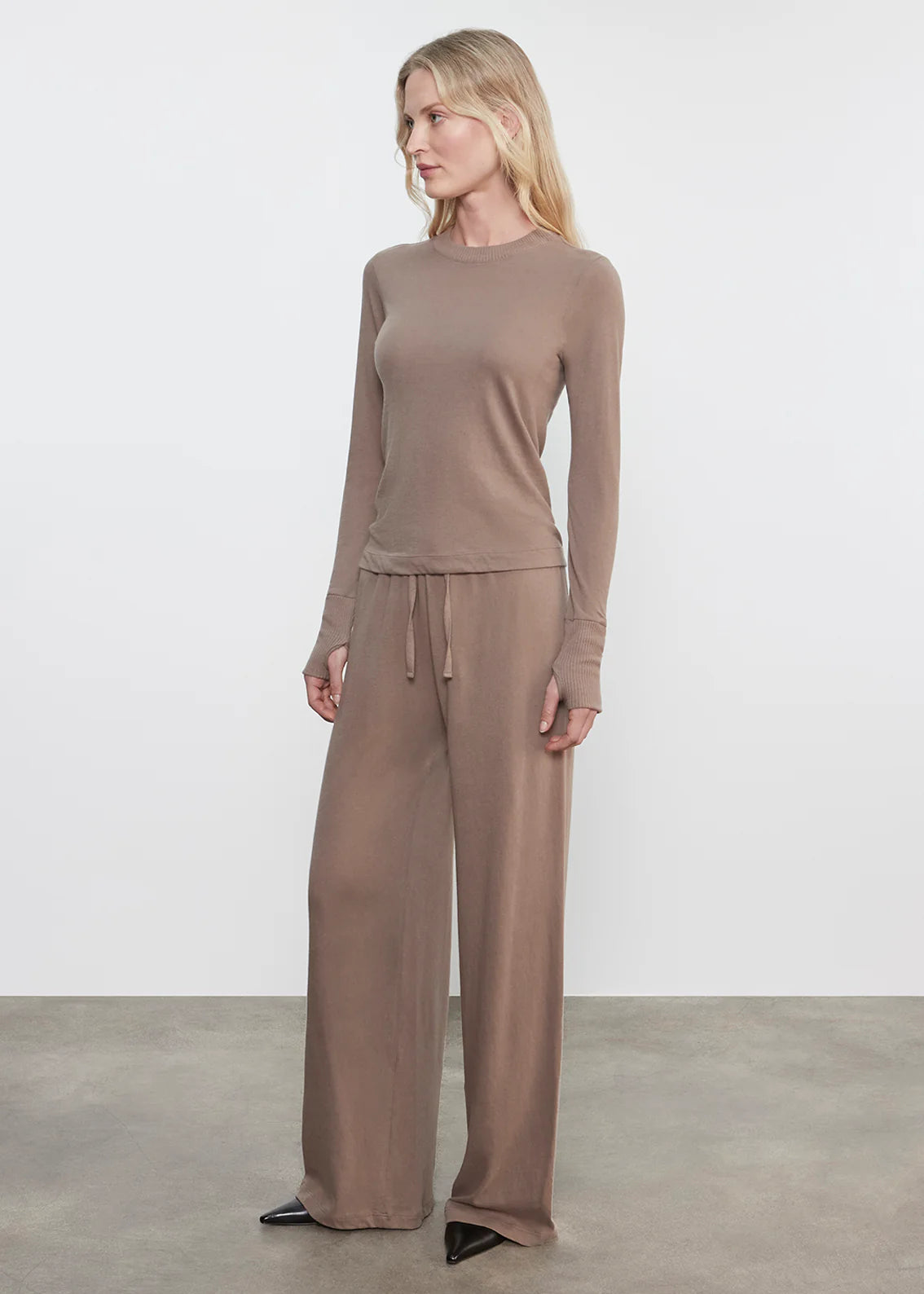 Cashmere Drawcord Pant