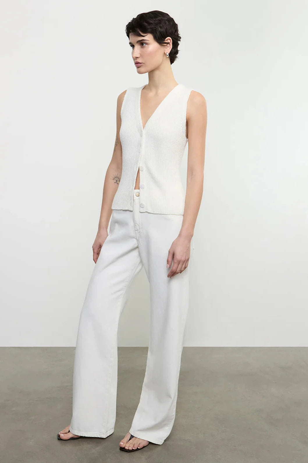 Slouchy Straight Jean in Italian Denim