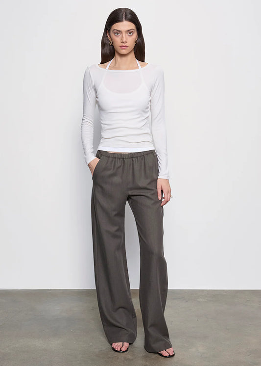 Fine Supine Cotton L/S Boatneck