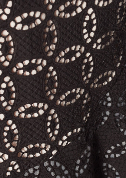 COSTANERA SKIRT IN BLACK EYELET