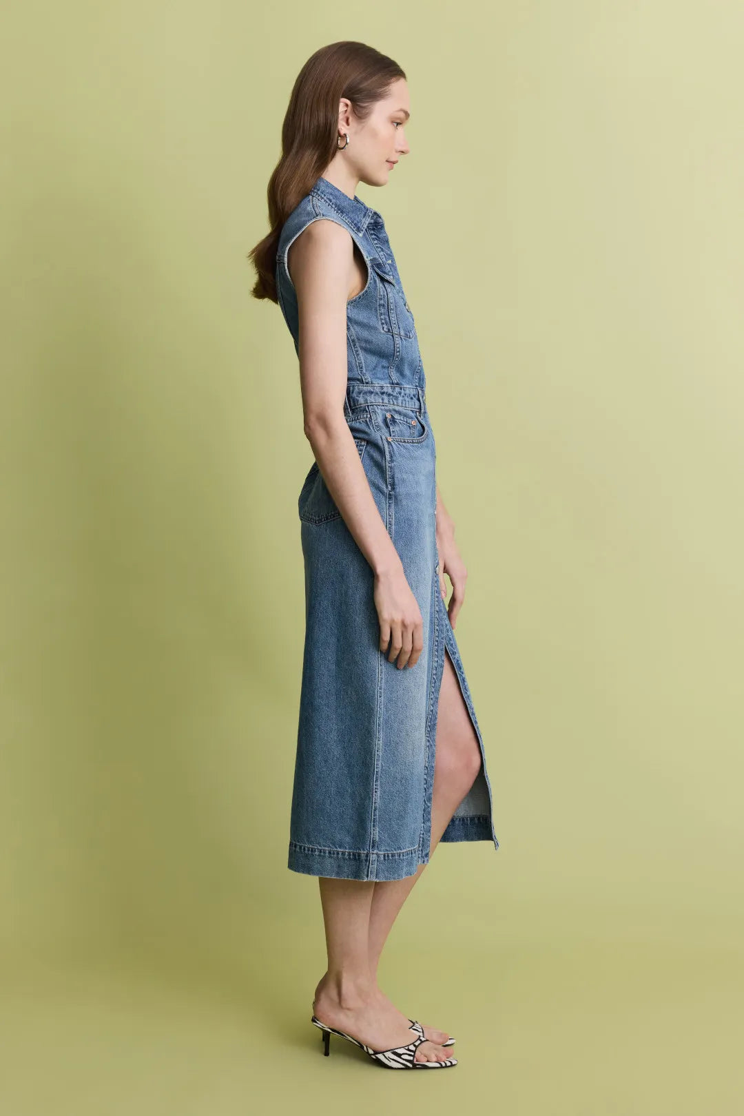 Vest Dress: Midi