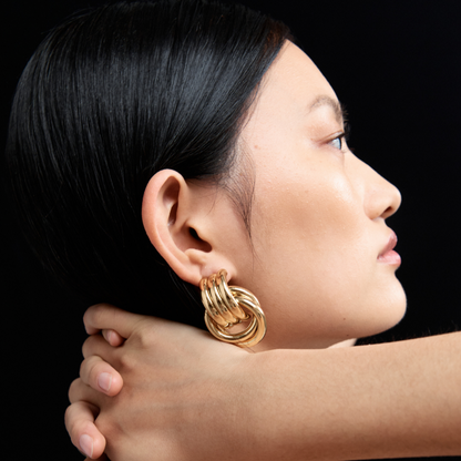 Heaven Mayhem DOUBLE KNOT EARRINGS