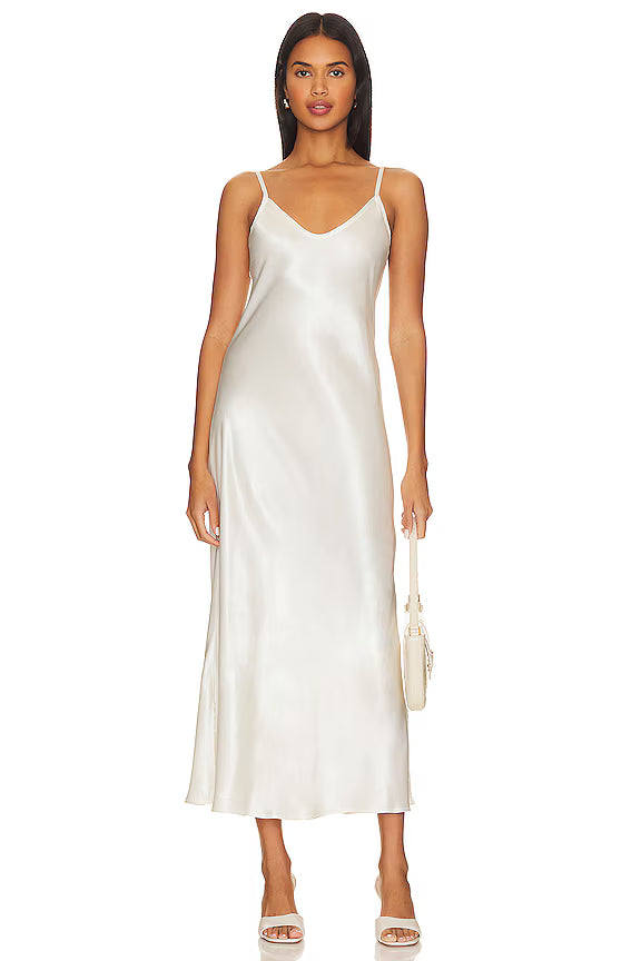 Bias Cut Slip Dress