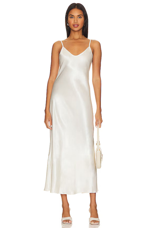 Bias Cut Slip Dress