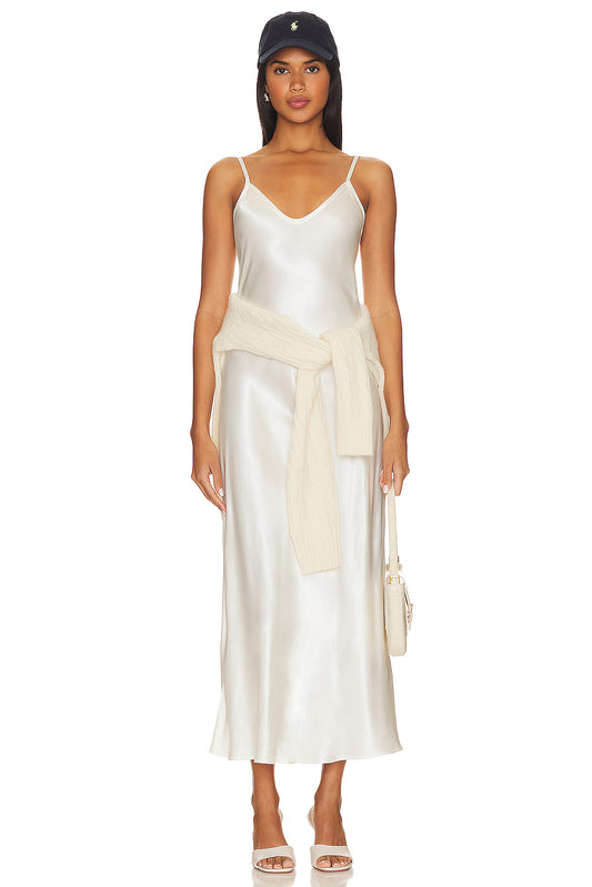Bias Cut Slip Dress