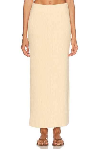 Boucle Knit Skirt