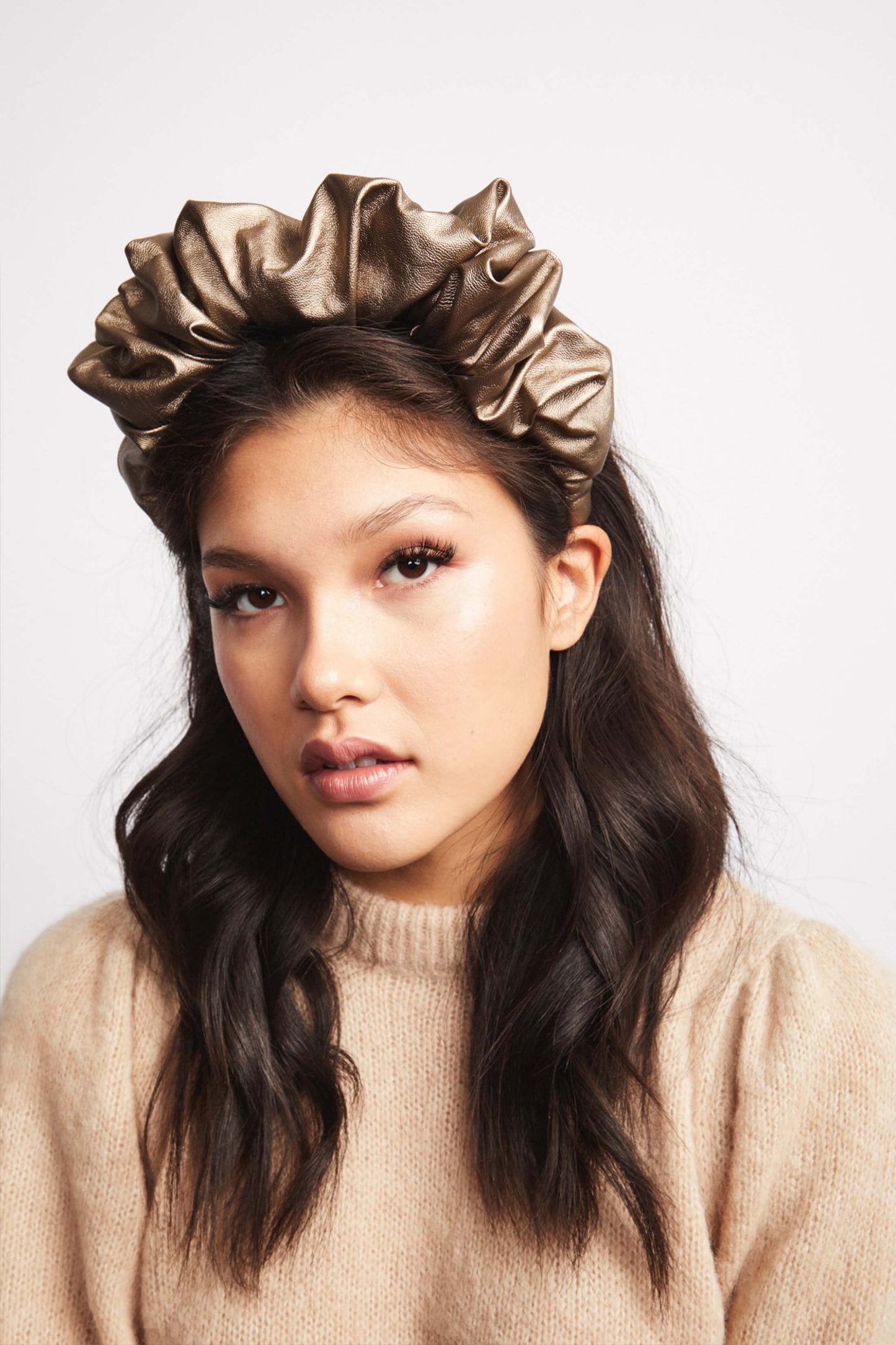 Hat Attack x Kapsule Elizabeth Headband- Metallic