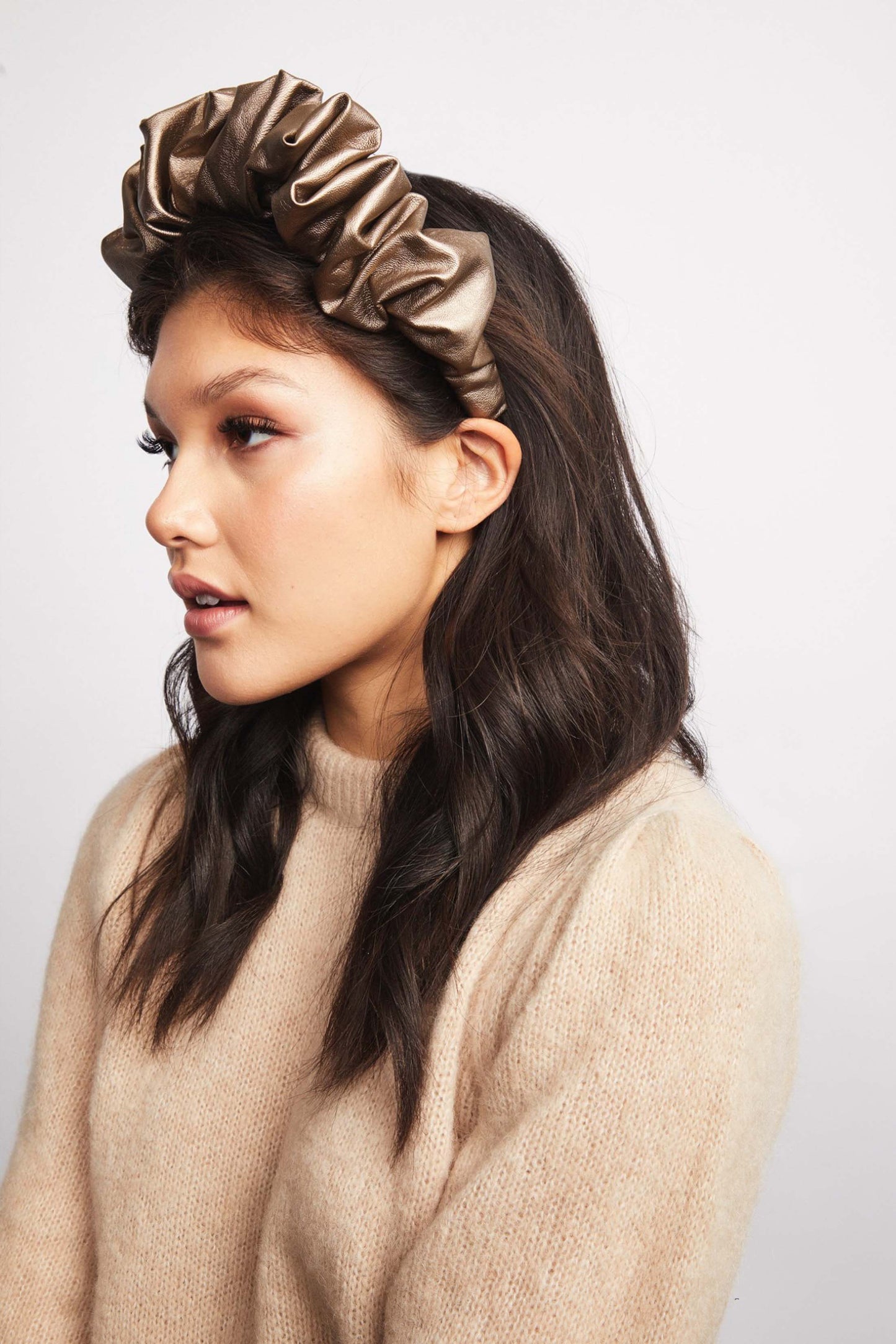 Hat Attack x Kapsule Elizabeth Headband- Metallic