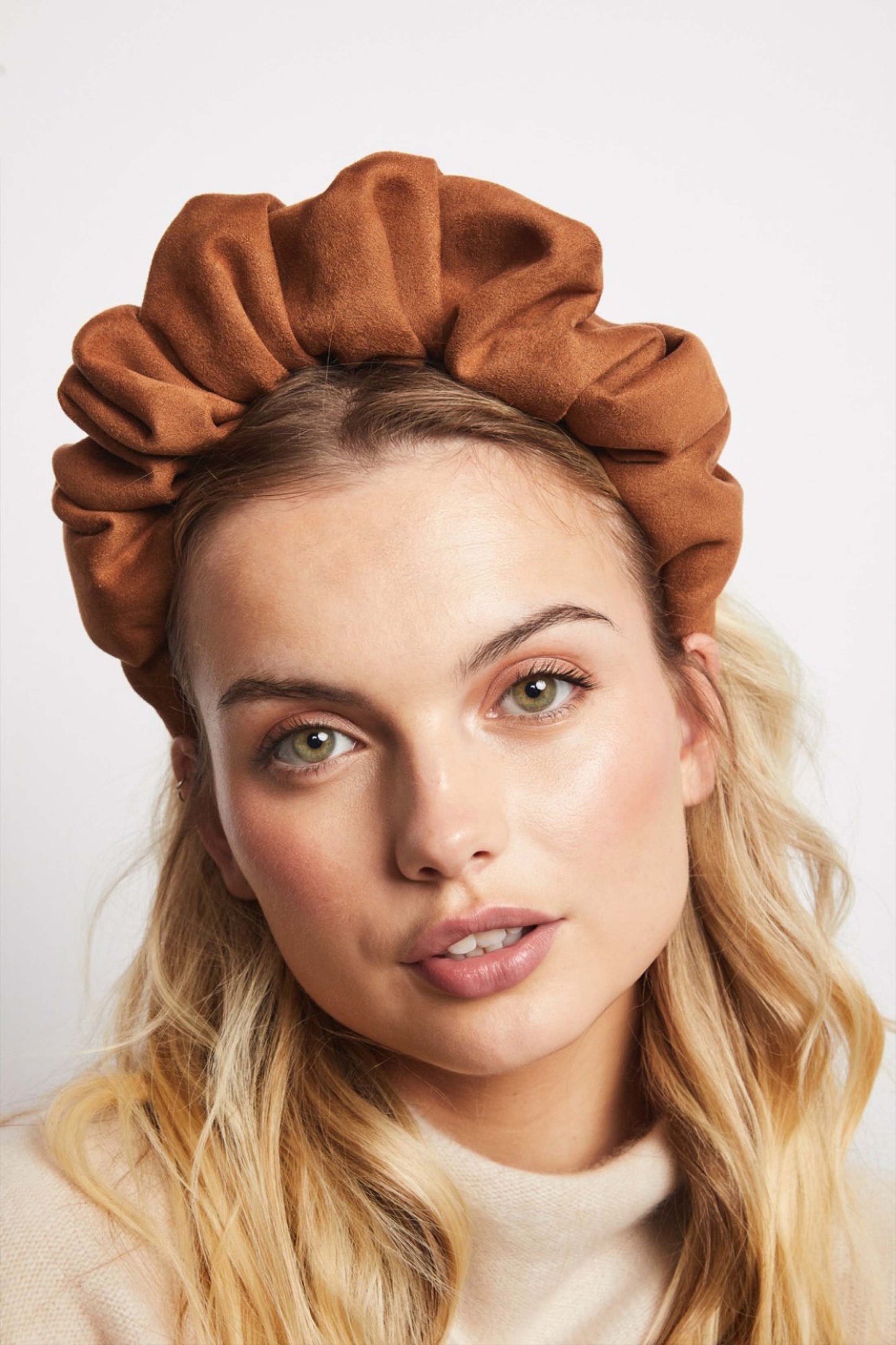 Hat Attack x Kapsule Elizabeth Headband- Tobacco