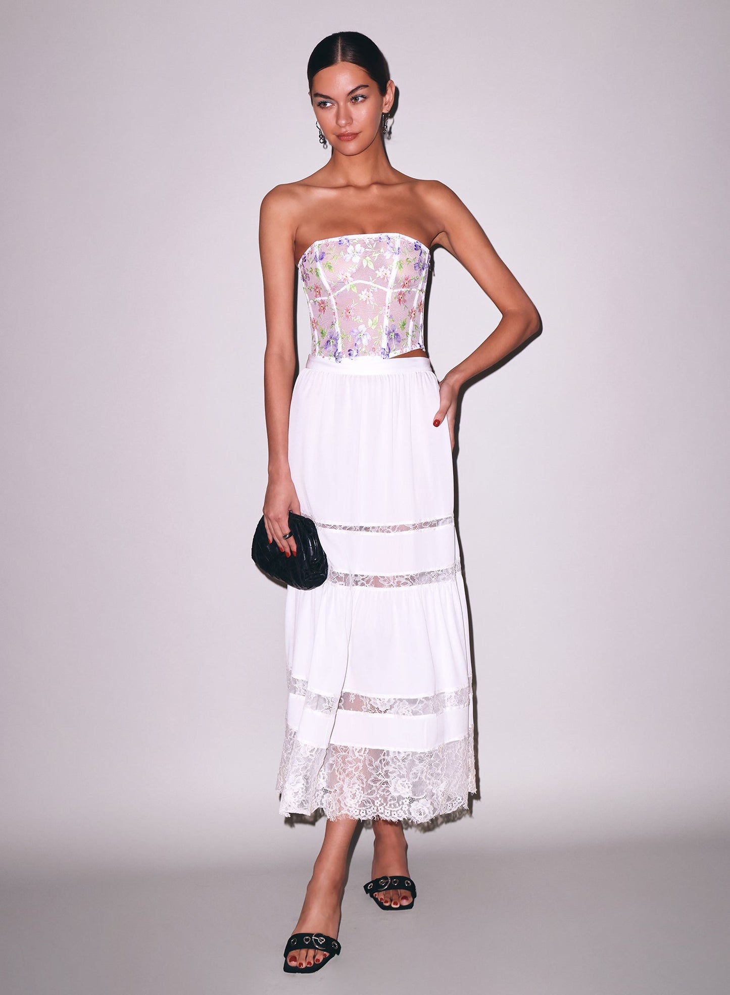 Elara Embroidery Corset Top