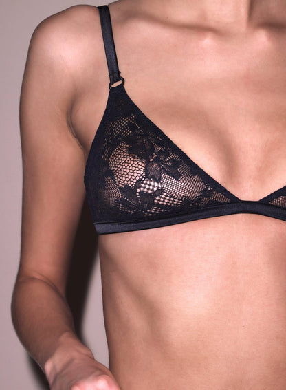 Le Stretch Lace Triangle Bra