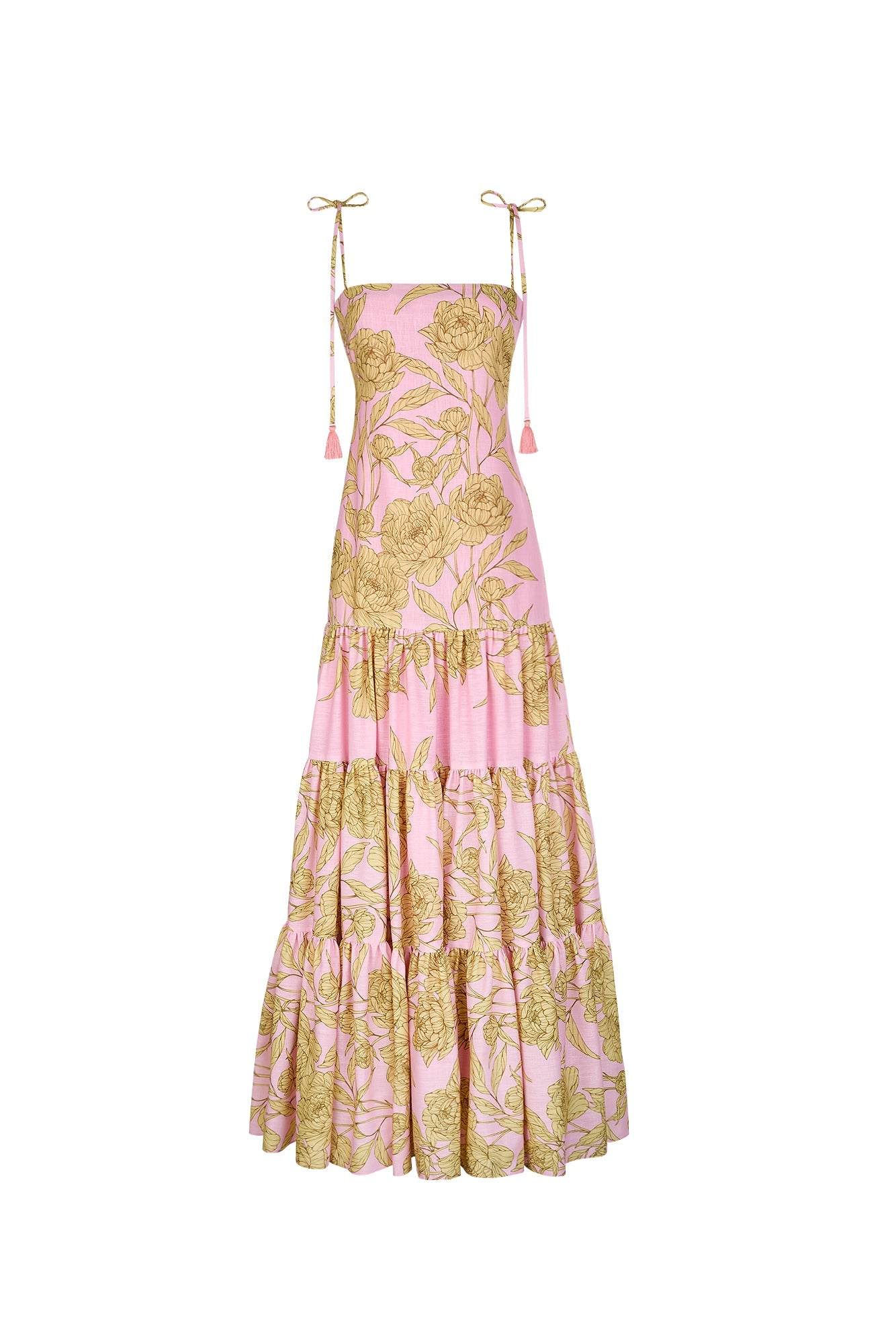 GAZPACHO DRESS IN SUNLIT PINK PRINT
