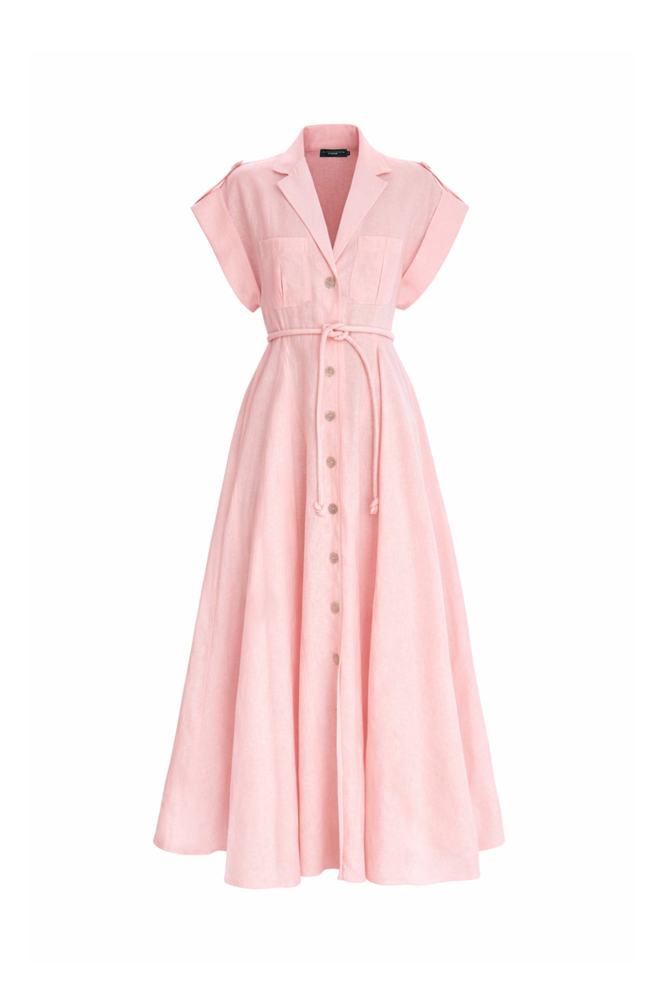 GUAYABA MIDI DRESS IN SOFT PINK