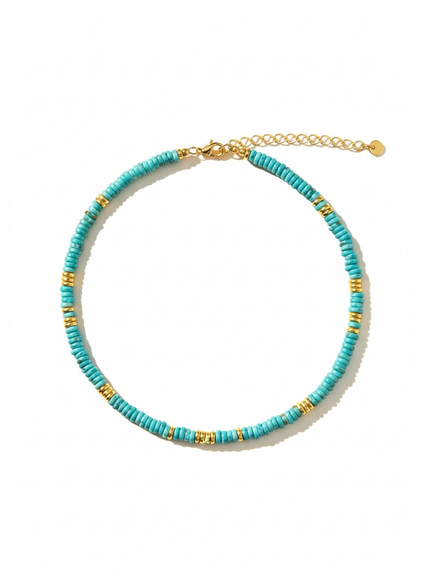 Azure Beaded Necklace