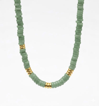 Seafoam Beaded Necklace