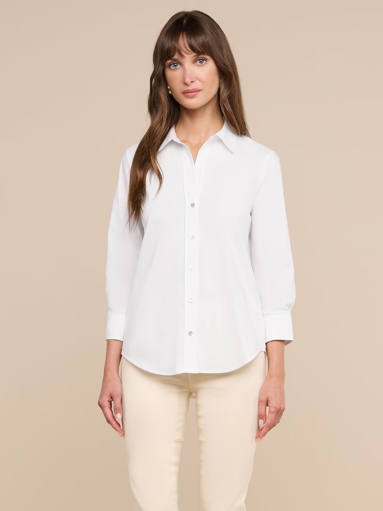 Daniella Cotton-Blend Blouse