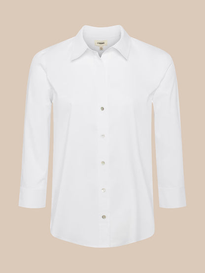 Daniella Cotton-Blend Blouse