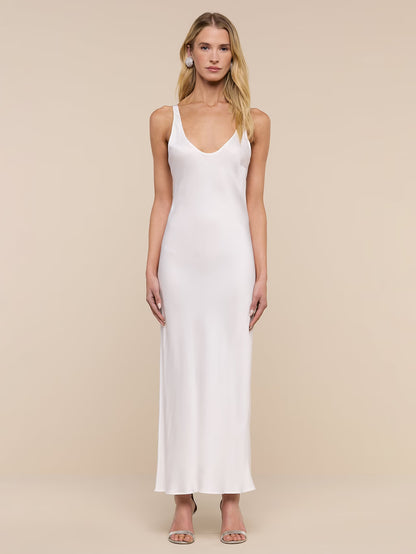 Akiya Satin Maxi Dress