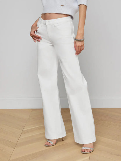 Joanne Low-Rise Wide-Leg Jean