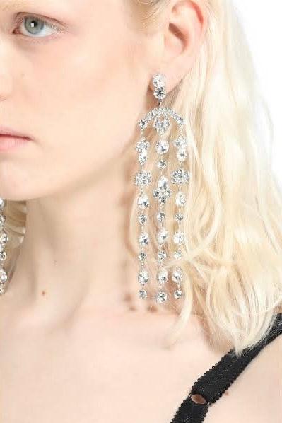 Crystal-Embellished Earrings