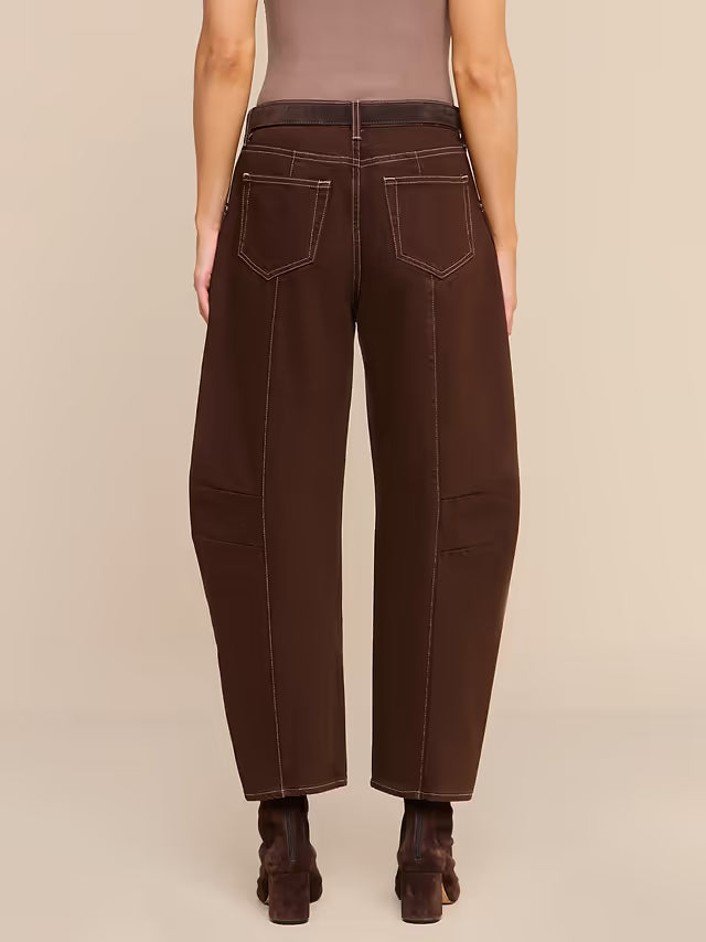 Cody Cropped Barrel-Leg Jean
