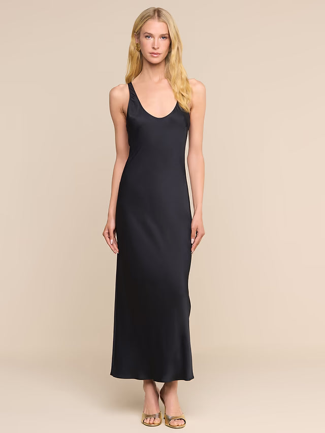 Akiya Satin Maxi Dress