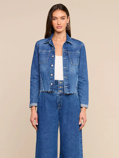 Janelle Slim Raw Jacket