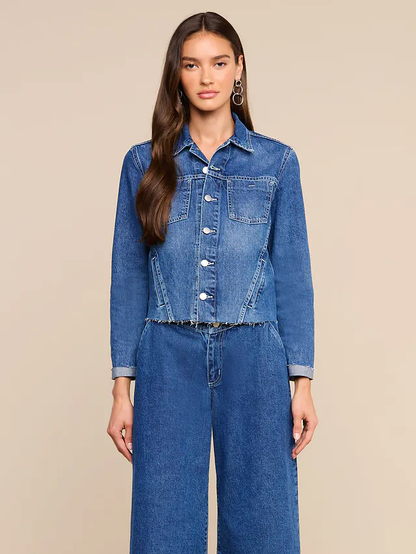 Janelle Slim Raw Jacket