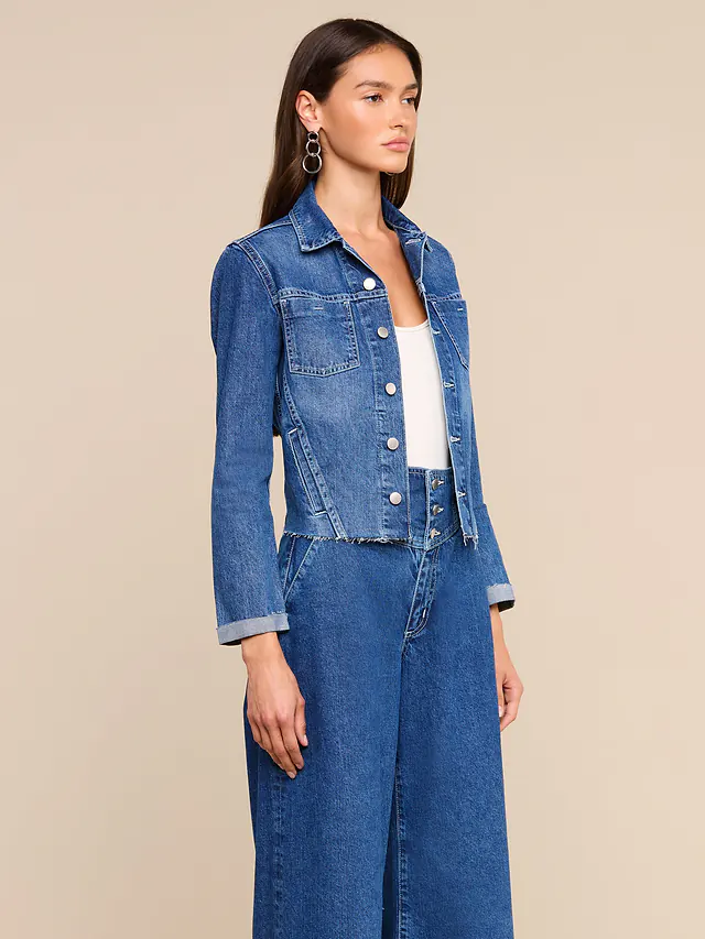 Janelle Slim Raw Jacket