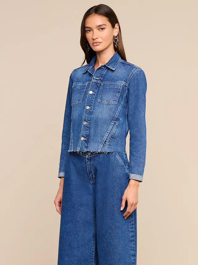 Janelle Slim Raw Jacket