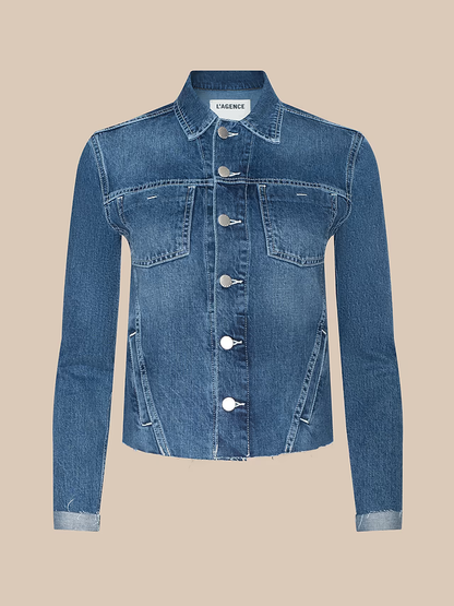 Janelle Slim Raw Jacket