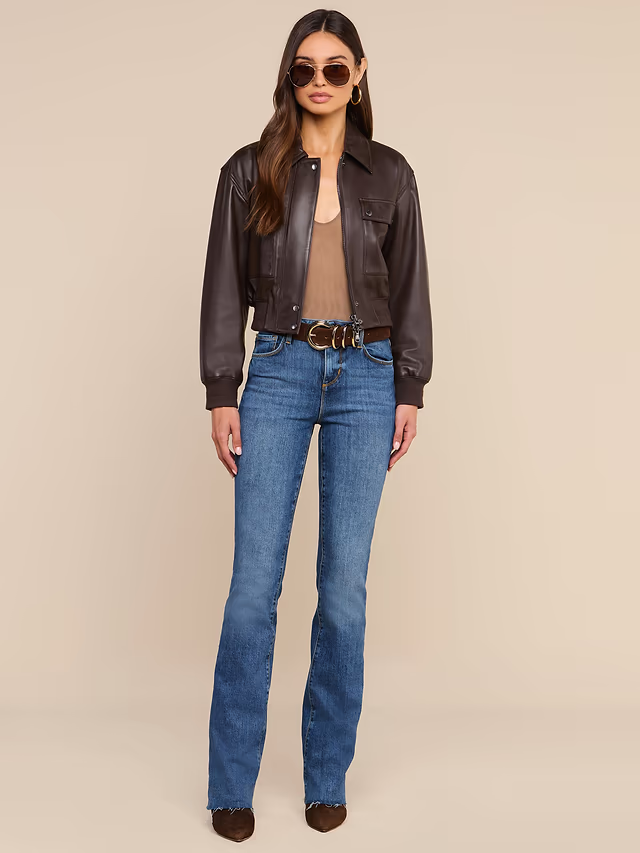 Clotilde Leather Bomber jacket