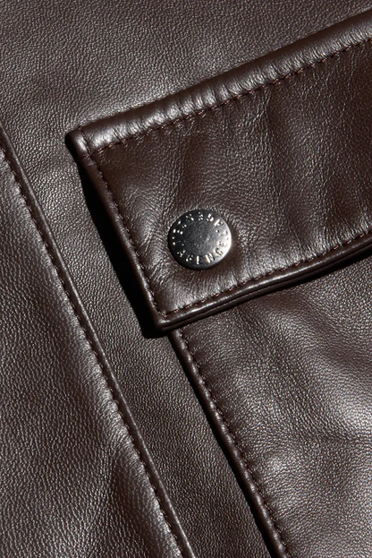 Clotilde Leather Bomber jacket