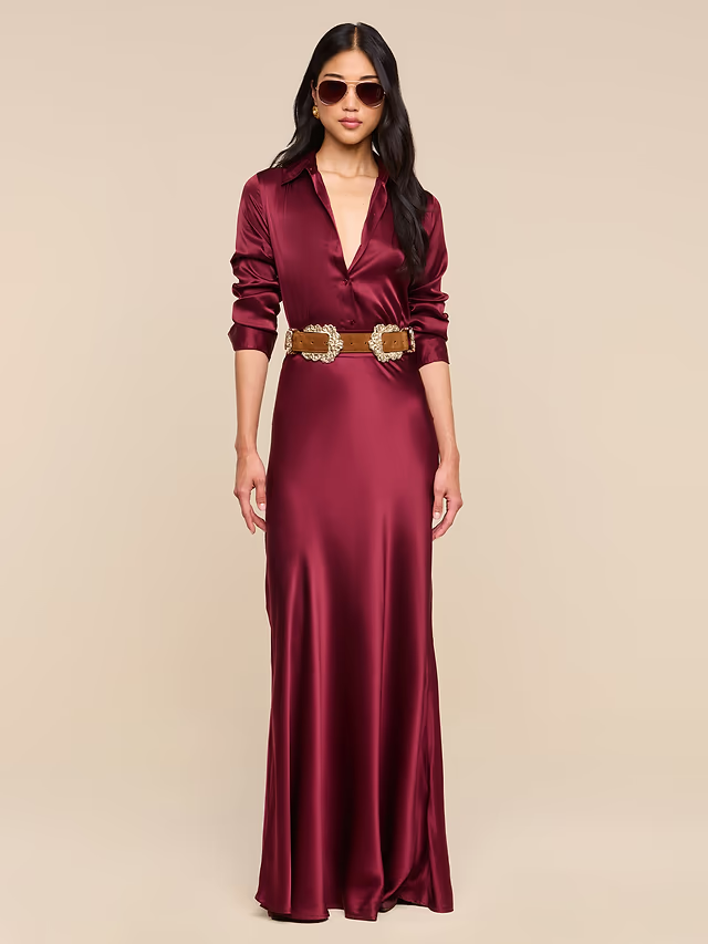 Ryker Silk Maxi Skirt