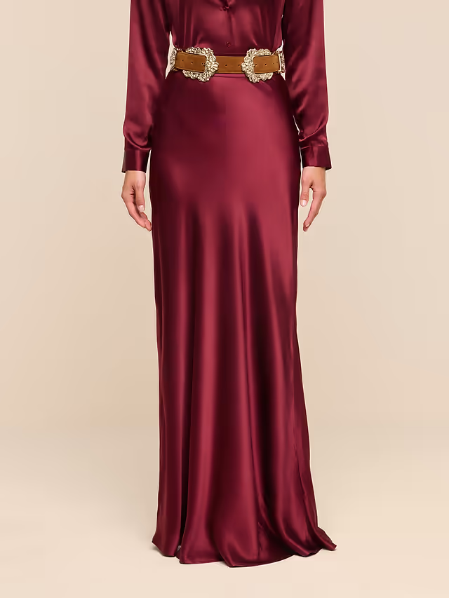 Ryker Silk Maxi Skirt