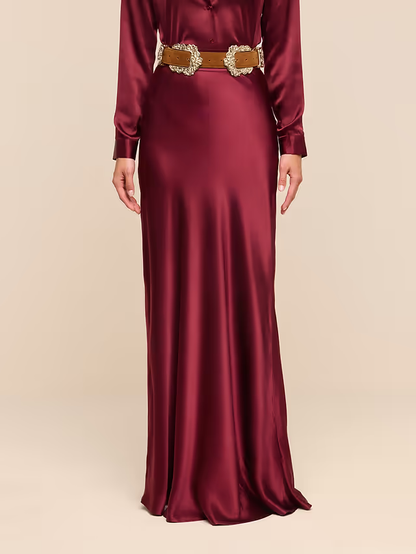 Ryker Silk Maxi Skirt