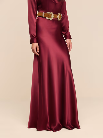 Ryker Silk Maxi Skirt