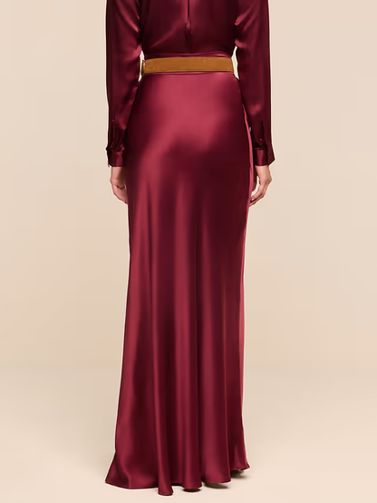 Ryker Silk Maxi Skirt