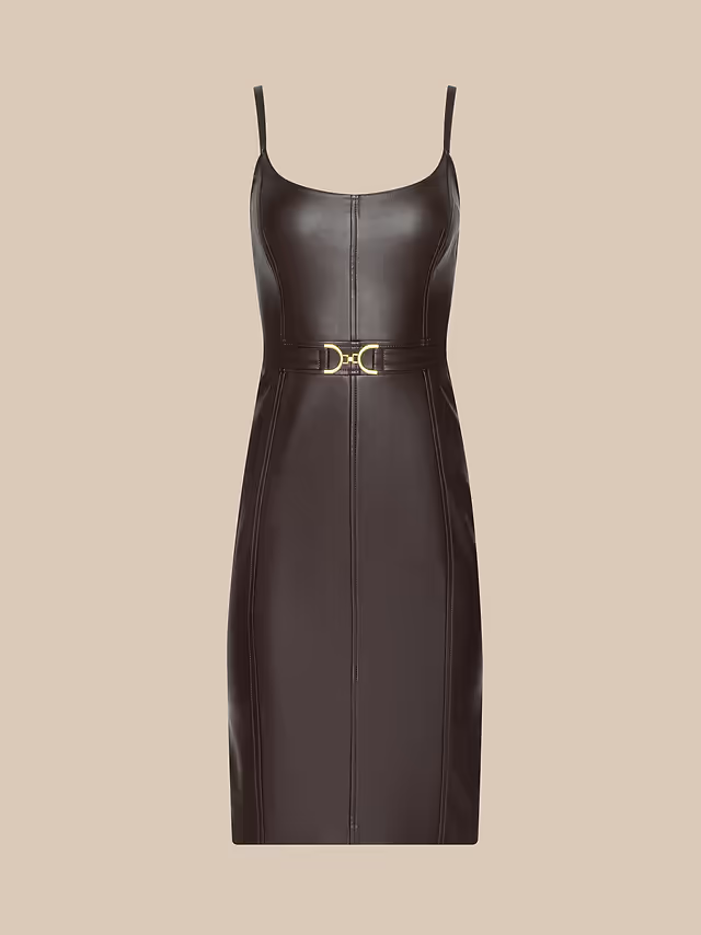 Halia Vegan Leather Dress