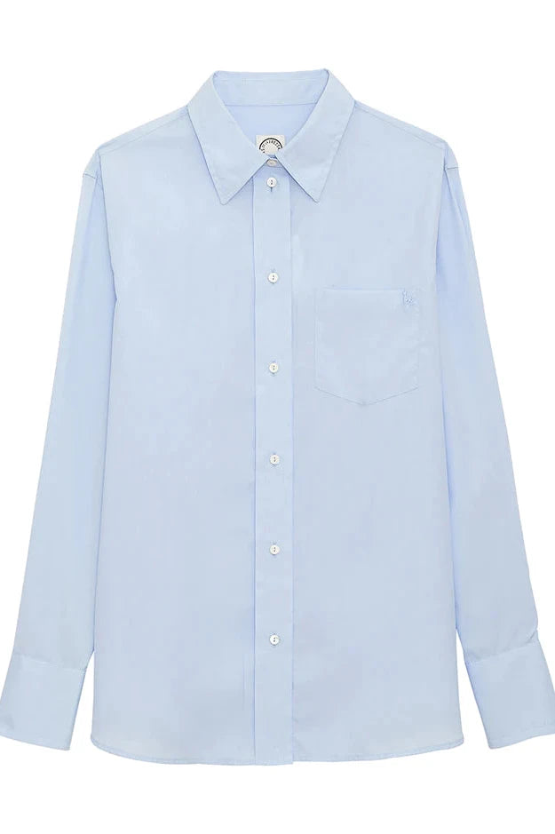 Maureen Light Blue Cotton Shirt