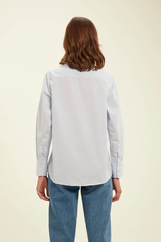 Maureen Light Blue Cotton Shirt