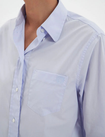 Maureen Light Blue Cotton Shirt
