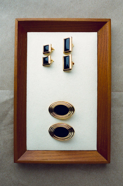 Heaven Mayhem ARCHER RECTANGLE EARRINGS