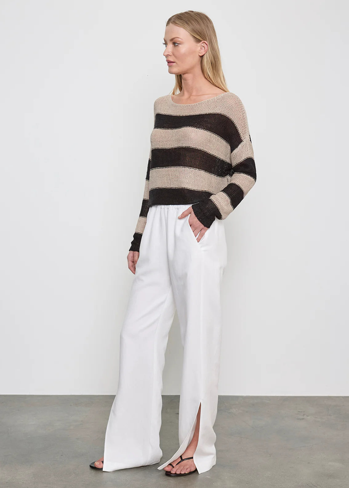 Twill Slash Pant