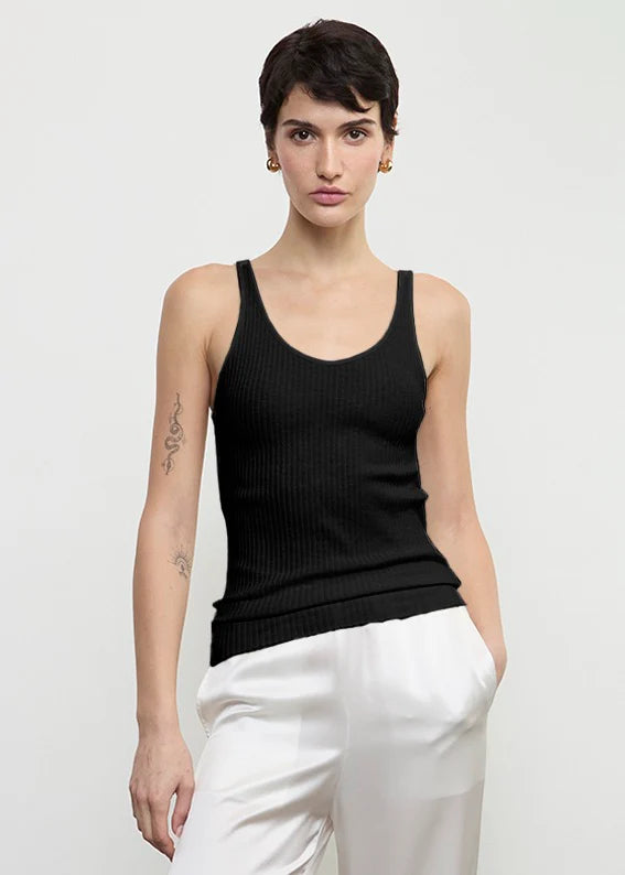 Military Rib Slim Tank