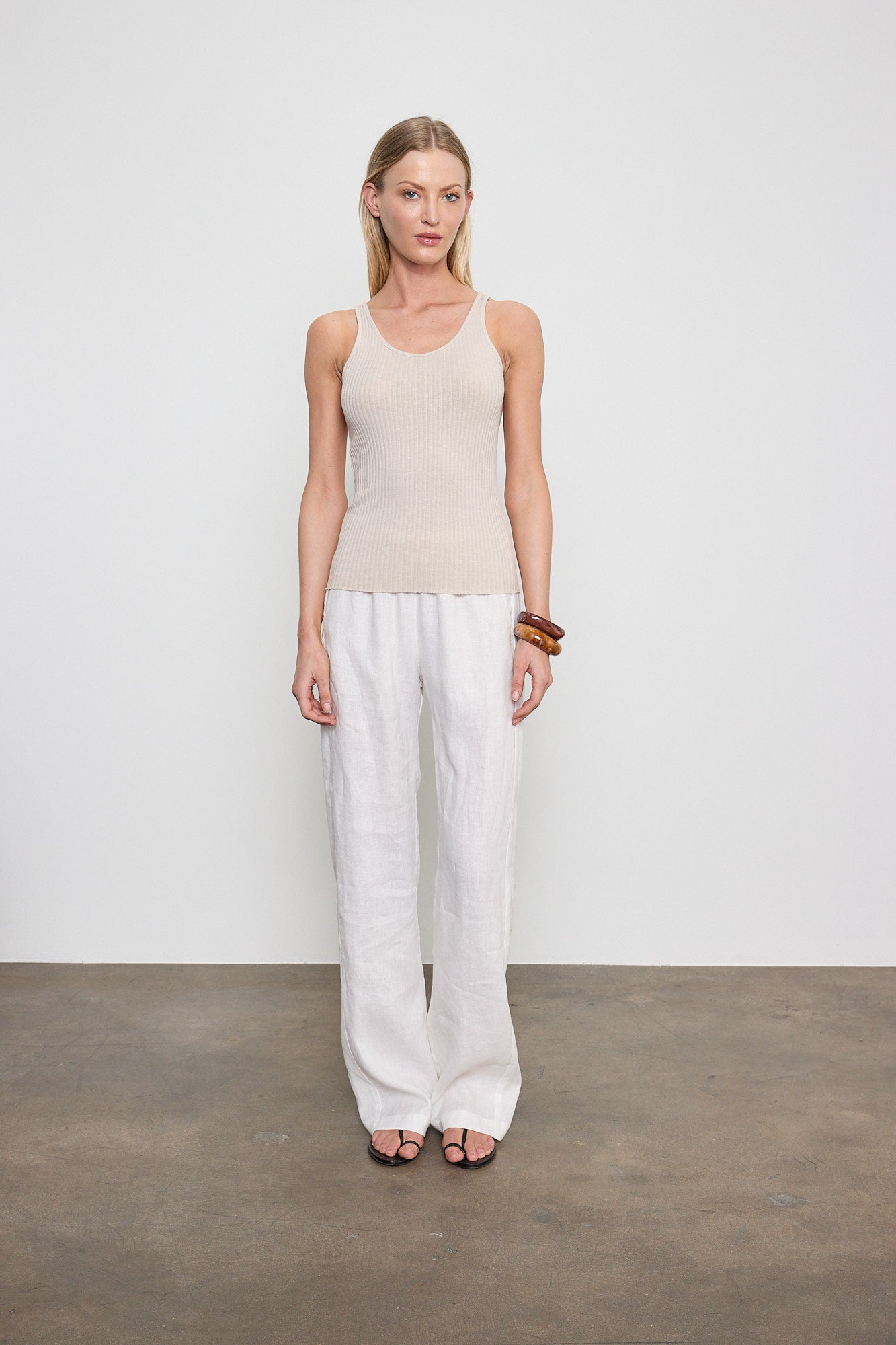 Military Rib Slim Tank