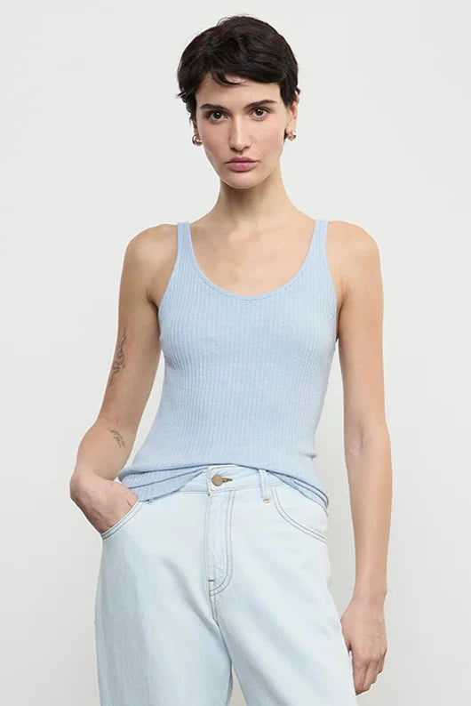Military Rib Slim Tank