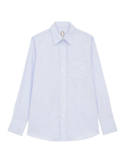 Maureen Light Blue Cotton Shirt